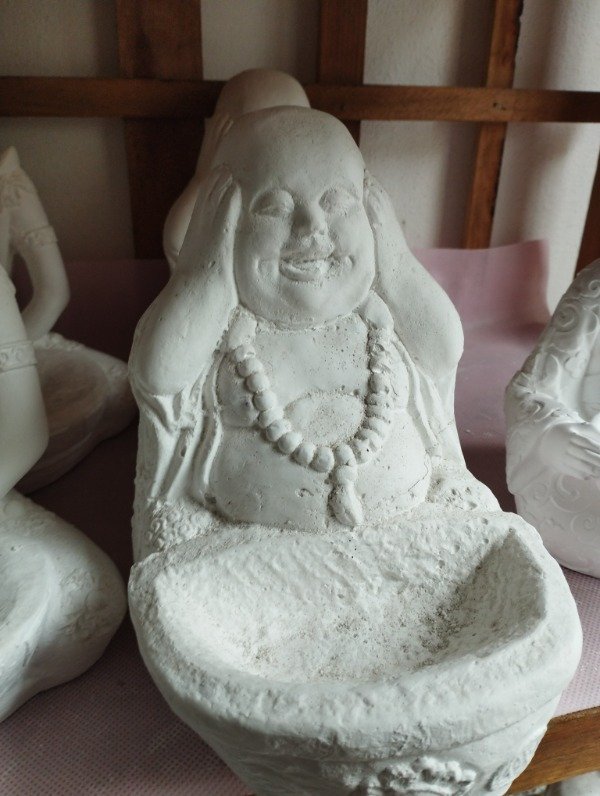 Producto - buda gordo con cuenco 22cm