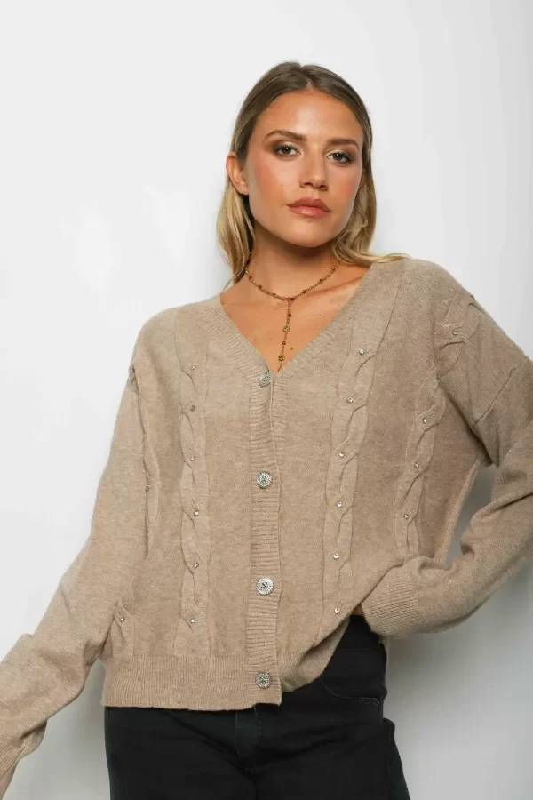 Producto - Saco Savina c/Piedra y Boton Brillos
