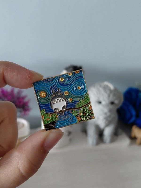 Producto - Pin metalizado - Cuadro Totoro #2070