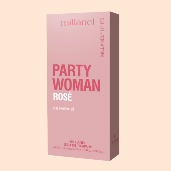 Producto - Perfume PARTY WOMAN ROSÉ Alt.173 Millanel (Equivalencia de 212 VIP Rose)