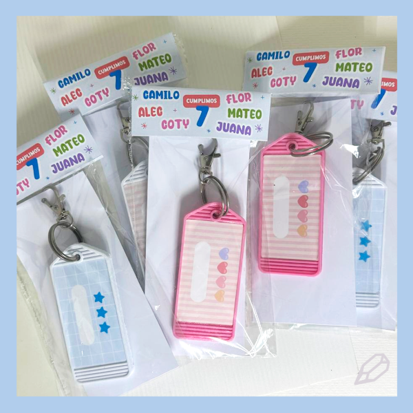 Producto - Llaveros tag generico x 10