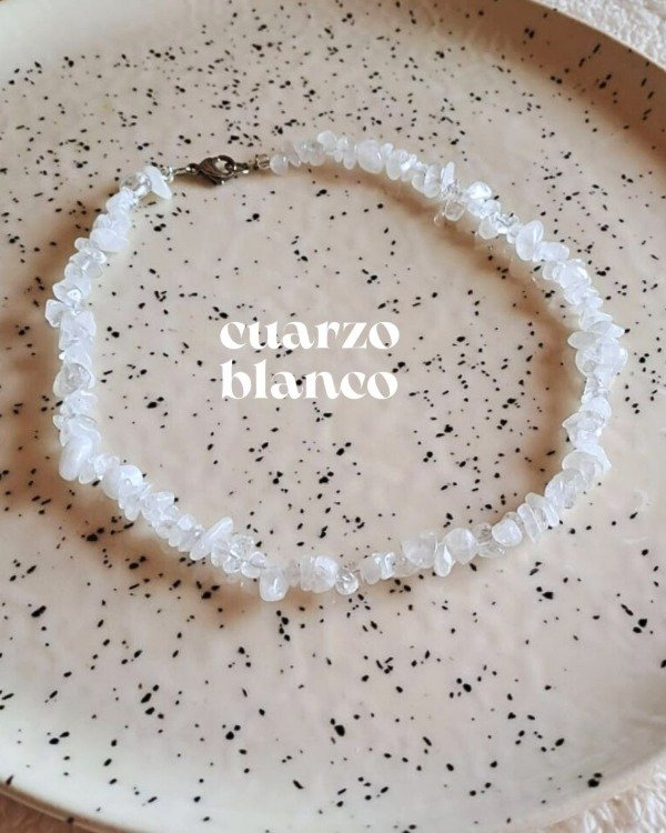 Producto - Collar Escallas Cuarzo Blanco