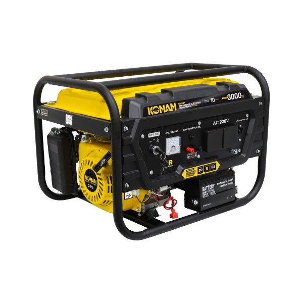 Producto - GENERADOR ELECTRICO MONOFASICO ELECTRICO 3000W - KONAN - KGE3000ME