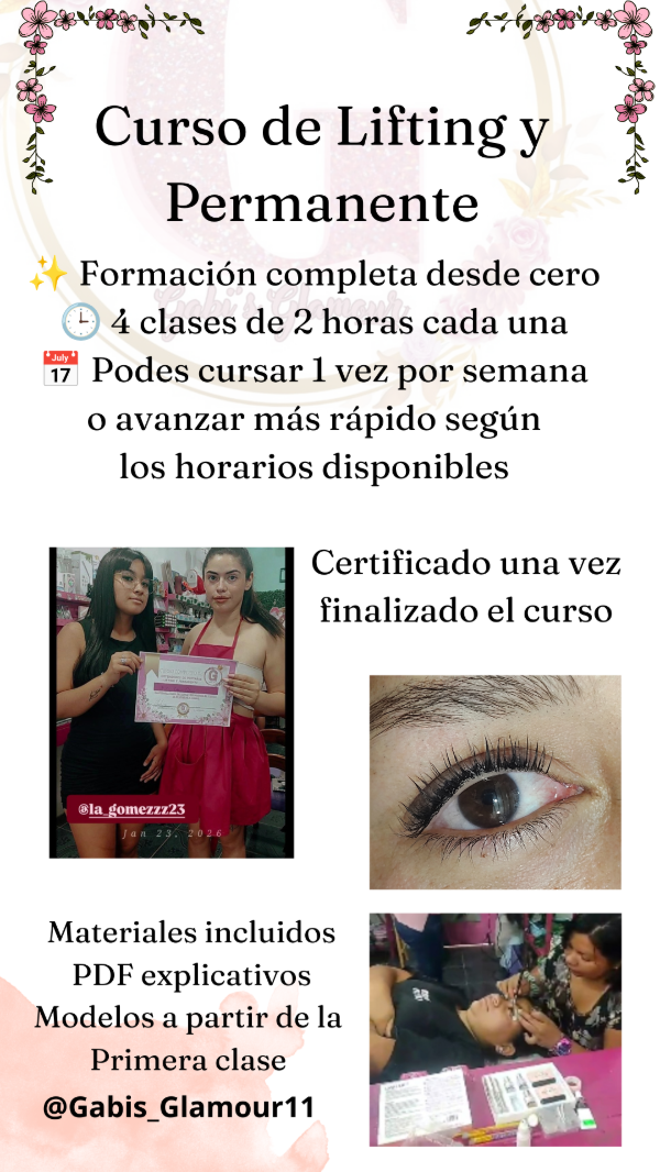 Producto - Curso de Lifting y Permanente