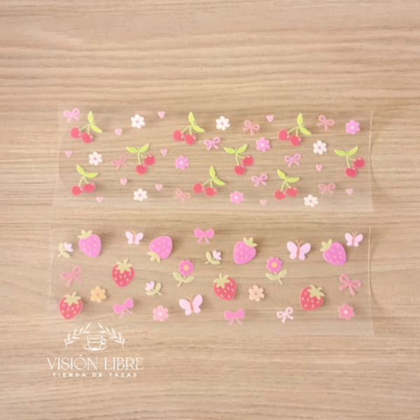 Producto - Stickers Frutas 8x23cm - 1