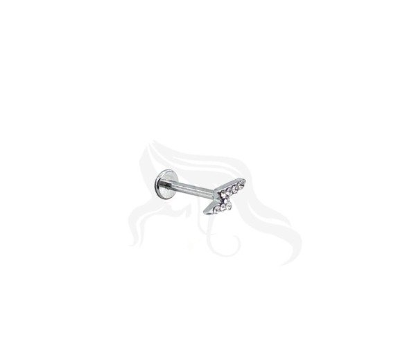 Producto - Labret Rayo Strass Acero quirúrgico 316L