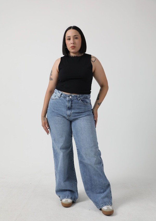 Producto - Wide leg celeste T. 46 48 y 50
