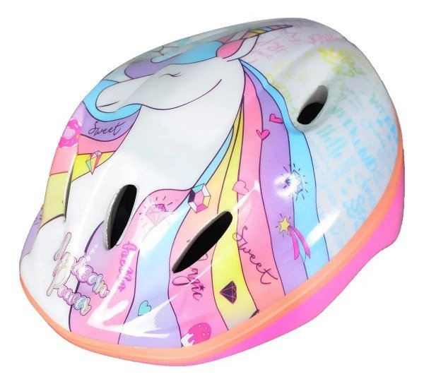 Producto - Set de Protección completo Casco  con Codera y Rodillera Unicornio - 1