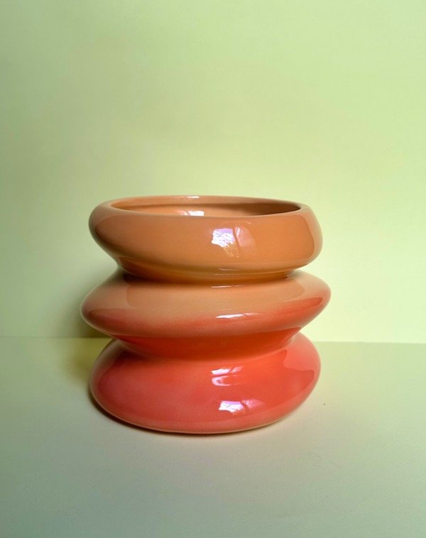 Producto - Maceta Degradé Naranja