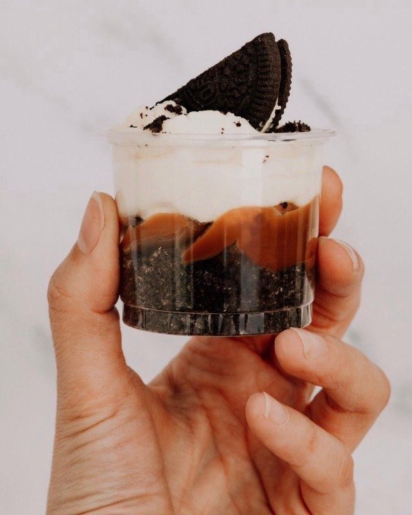 Producto - Vasitos descartables para postrecitos shots x 100 unidades con cucharita