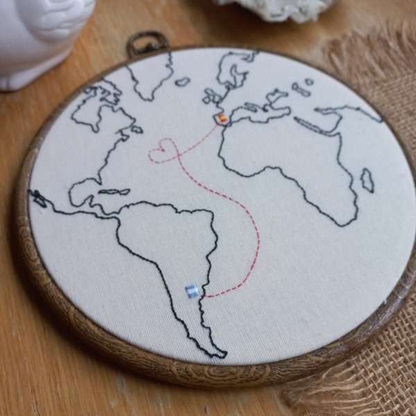 Producto - MAPA ARGENTINA Y ESPAÑA - 1