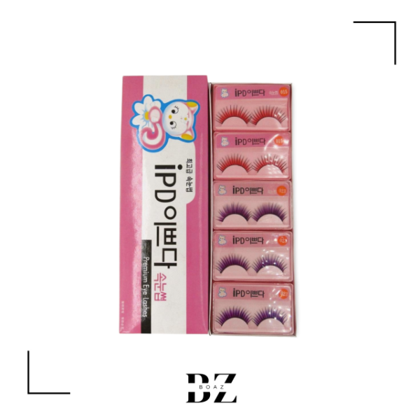 Producto - PESTAÑA X 10 EN CARD SURTIDAS 725-3