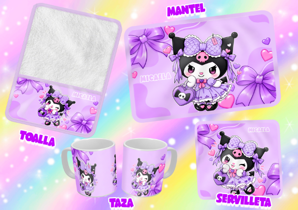 Producto - SET DE 4 ELEMENTOS KUROMI IV