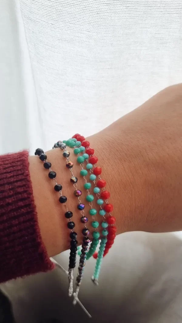 Producto - Pulsera bolitas de colores AQ