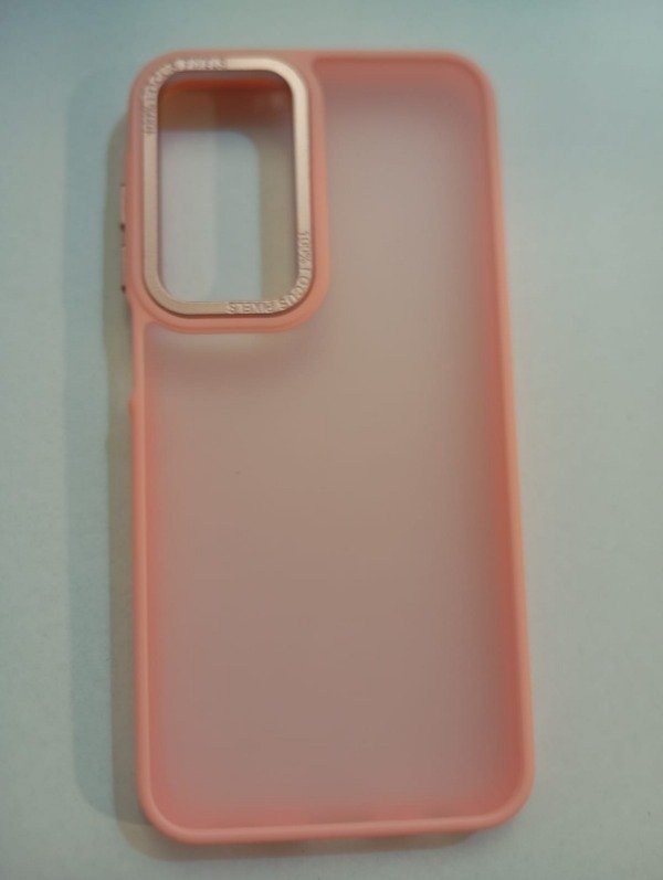 Producto - Funda Rosa Translúcido XAEA Espacio para Samsung A25