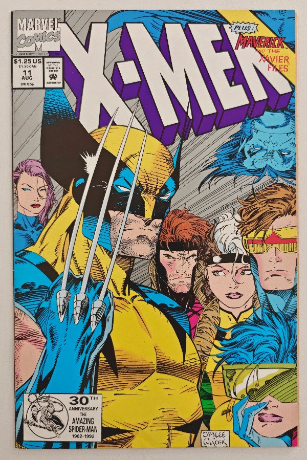 Producto - X-Men #11 (1993) - Icónica tapa de Jim Lee, variante rara difícil de conseguir