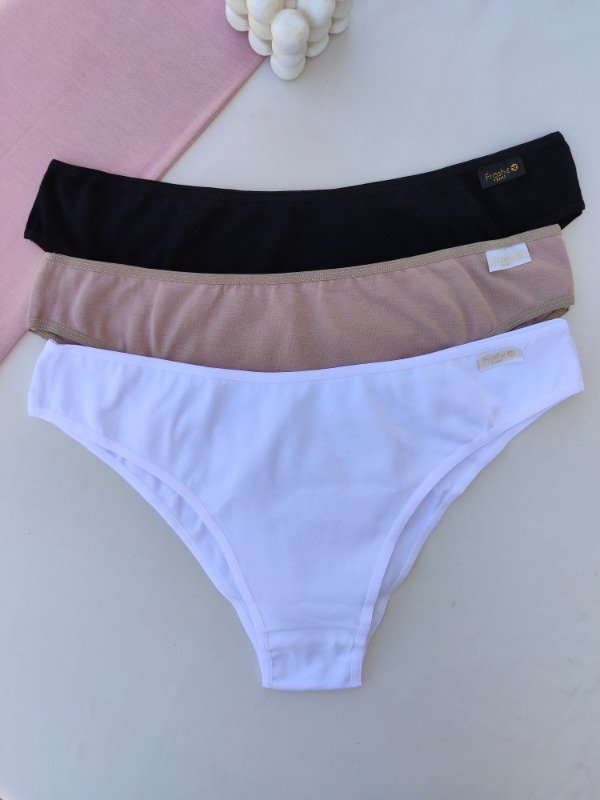Producto - Pack x3 vedetina clásica algodón Frashe MAX