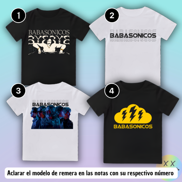 Producto - Baby Tee Babasonicos #1 (varios modelos)