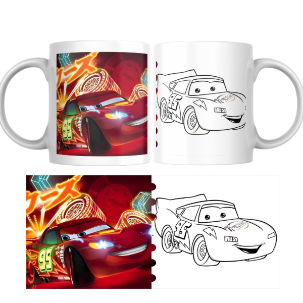 Producto - Taza - cars 1 (para pintar) - 0