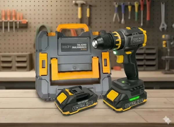 Producto - Taladro Atornillador Inalámbrico Brushless Percutor 2 Bat ORYX