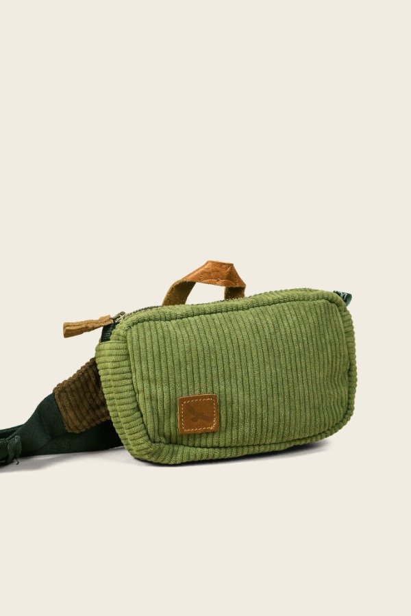 Producto - Riñonera Corderoy Verde
