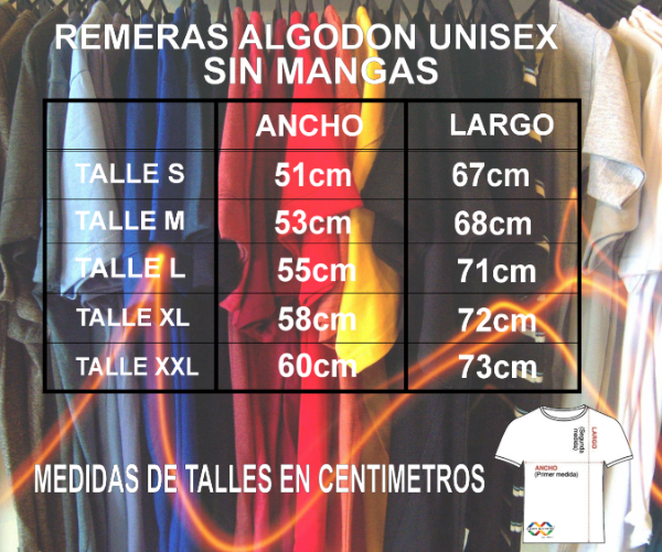 Producto - REMERA-LA RENGA -ALGODON SIN MANGAS TALLE L - 1