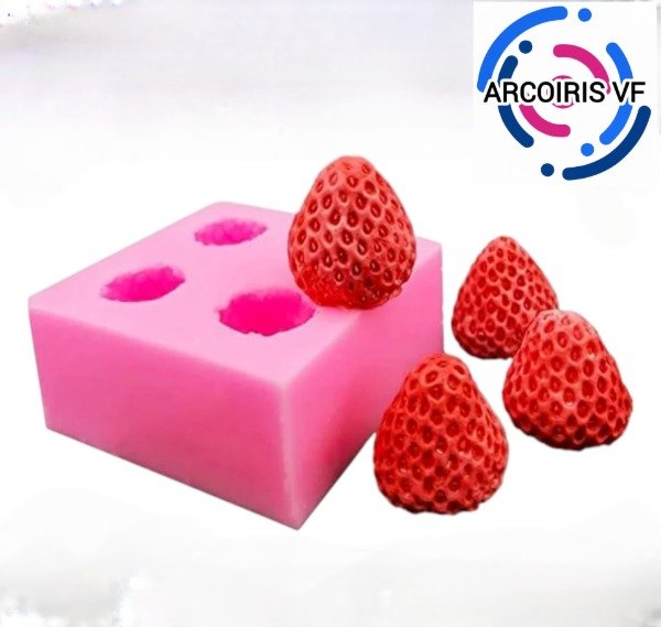 Producto - Molde 4 frutillas Grandes