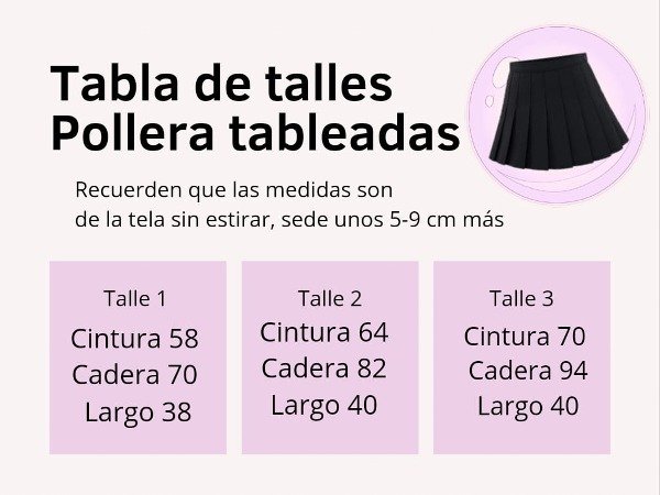 Pollera ajedrez — imagen 5