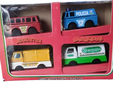 Producto - Juguetes Metálicos: SET DE 4 VEHICULOS - 3