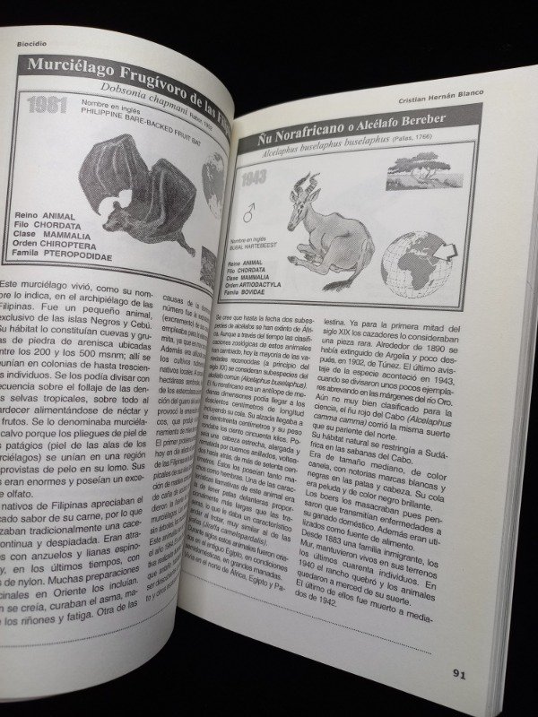 Producto - Biocidio: animales extintos por el hombre - Cristian H. Blanco - 8