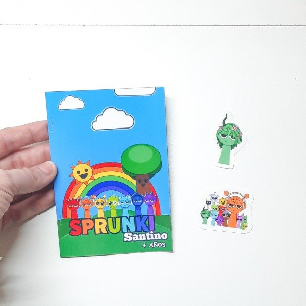 Producto - Libro con tatuajes Sprunkis