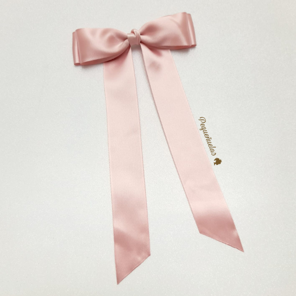 Producto - Maxi Moño Carolina Rosa Envejecido 14 cm