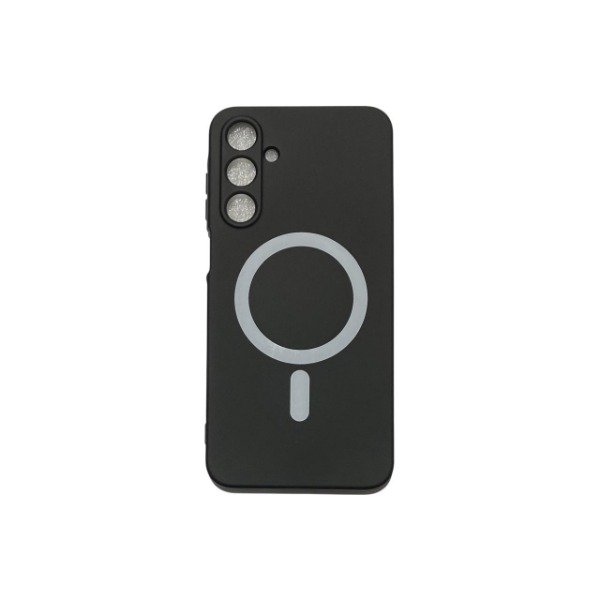 Producto - Funda Magnetica Magsafe Silicona Para Samsung A16 Color Negro