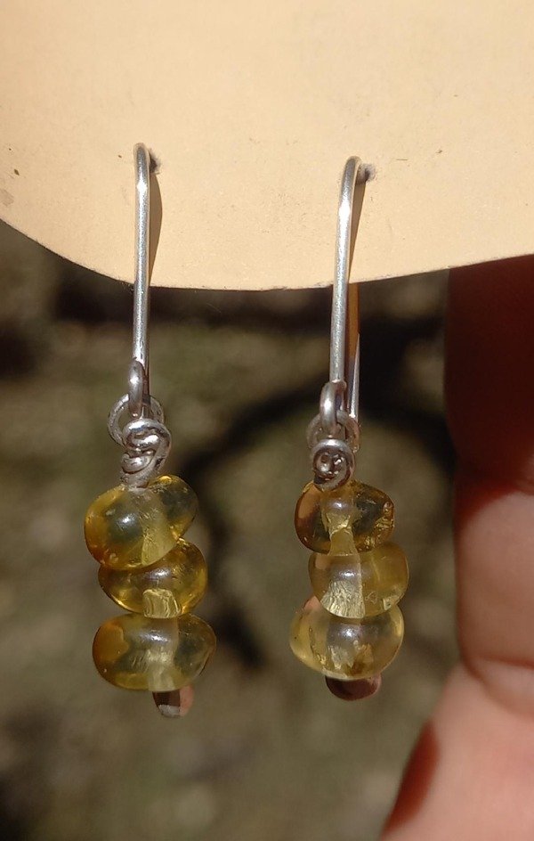 Producto - Aros de Ambar mexicano ultra livianos
