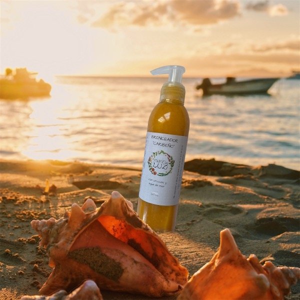 Producto - BRONCEADOR CARIBEÑO  -  urucum-, hibiscus y agua de mar 125cc - 3