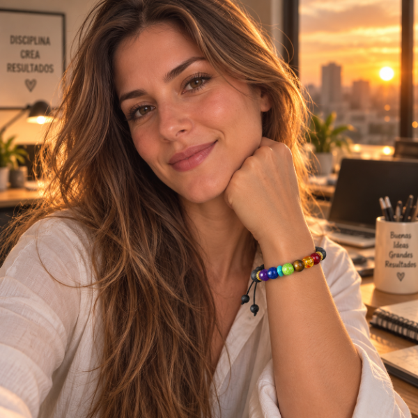 Producto - Pulsera 7 chakras ajustable - 1