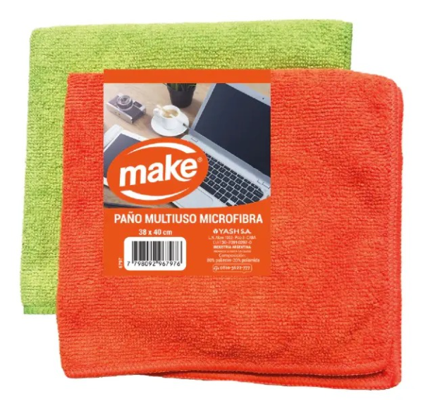 Producto - Paño de microfibra MAKE multiuso 38x35cm