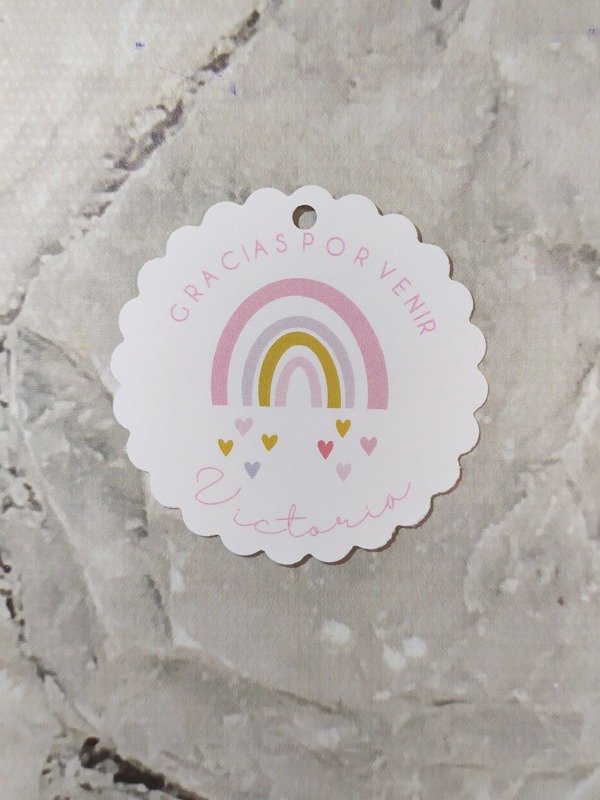 Producto - Tag Cumpleaños [Modelo Arcoíris] - 2