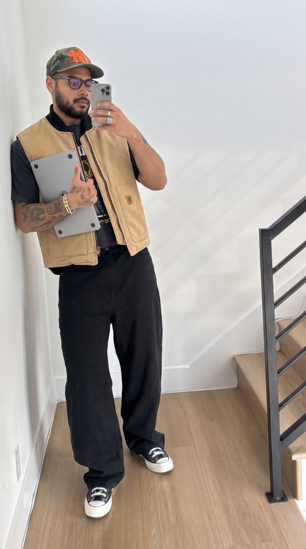 Producto - CARHARTT VEST BEIGE 90s - 2