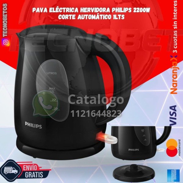 Producto - PAVA ELECTRICA PHILIPS 1LTS HD4695/90
