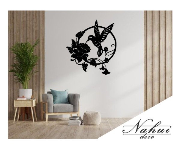 Producto - Cuadro Calado MOD 013 Pajaro y Flor