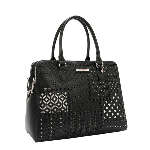 Producto - Cartera Geometric Cutout Black Nicole Lee - 1