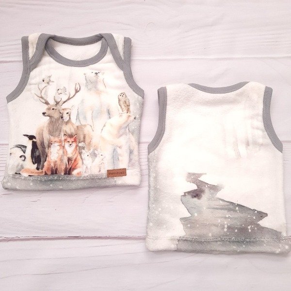 Producto - Chaleco polar estampado - 1
