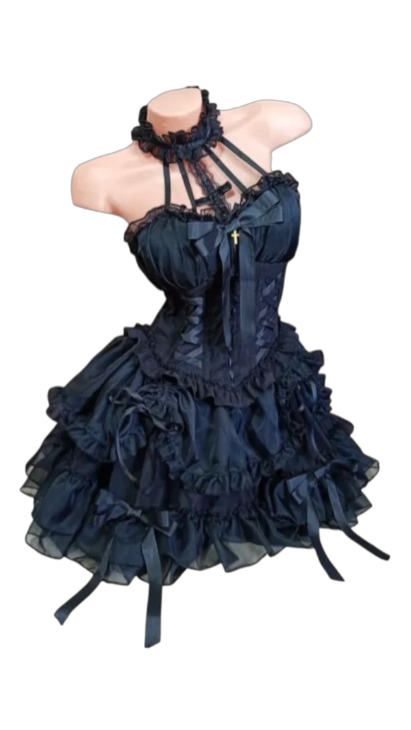 Producto - Vestido corsé gótico negro