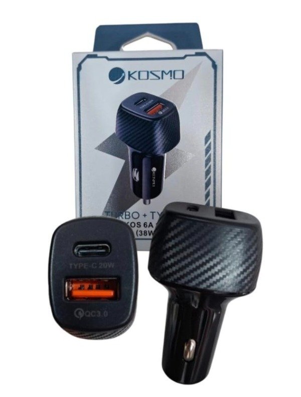 Producto - Cargador de auto KOSMO