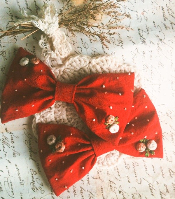 Producto - Moño Victoria Rojo
