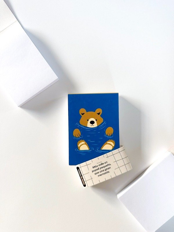 Producto - Notas Cartu - Osito azul