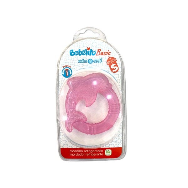 Producto - Mordillo refrigerante delfín rosa