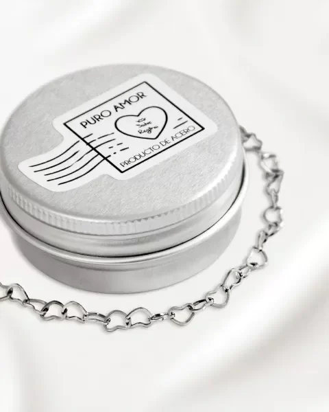 Producto - PULSERA ACERO DE CORAZON MARA (SALVE REGINA)