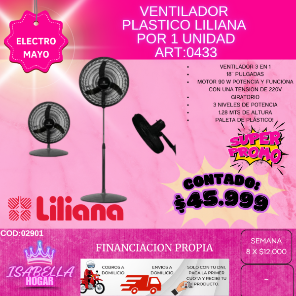 Producto - VENTILADOR LILIANA
